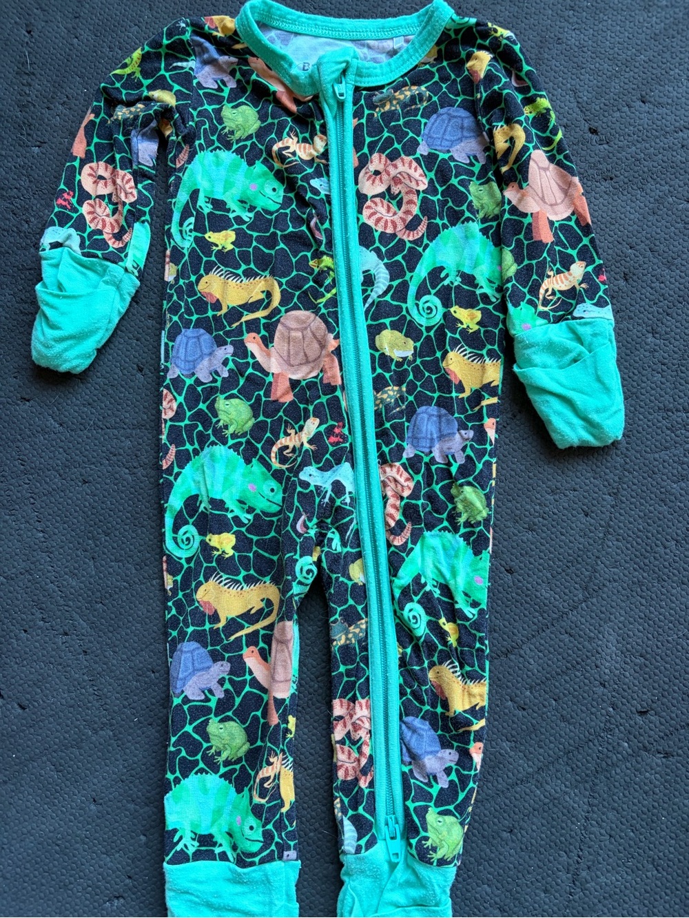 Butter baby newborn reptile pajamas